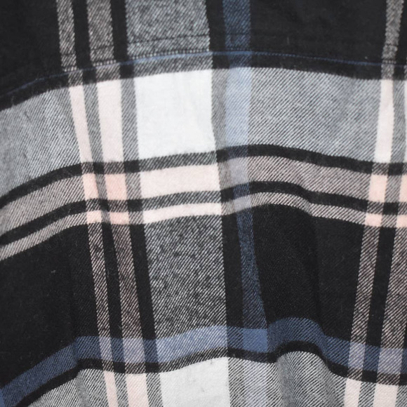 Make & Model Flannel long sleeve shirt Small blue - Picture 4 of 13